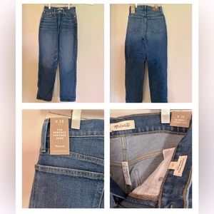 Madewell The Perfect Vintage Jean in Finney Wash, Size 26, NWT